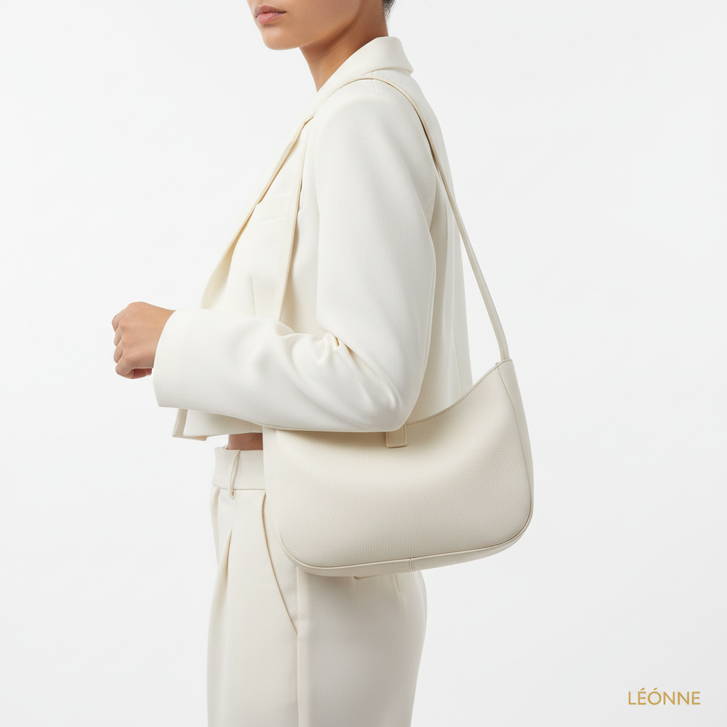 First Layer Cowhide Underarm Bag  Shoulder Bag Women''s Bag