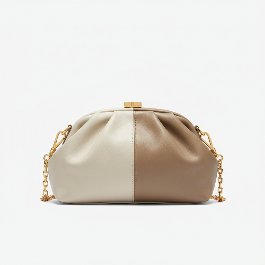 French Genuine Leather Shoulder Bag — Celeste Luxe